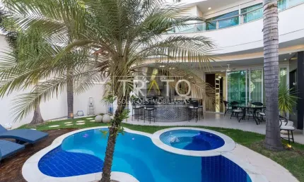 Casa em condomínio fechado com 3 quartos à venda na Avenida José Puccinelli, 1240, Campos do Conde II, Paulínia, 290 m2 por R$ 2.950.000