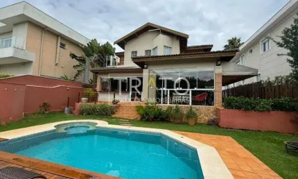 Casa em condomínio fechado com 4 quartos à venda na Rua das Abélias, 1, Alphaville Dom Pedro, Campinas, 333 m2 por R$ 2.950.000