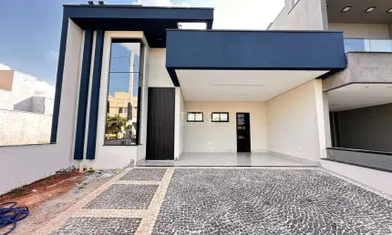 Casa em condomínio fechado com 3 quartos à venda na Avenida José Puccinelli, 1240, Campos do Conde II, Paulínia, 190 m2 por R$ 1.200.000