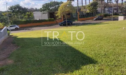 Terreno em condomínio fechado à venda na rua josé peressinoto, 1, alphaville dom pedro 2, campinas por r$ 1.320.000