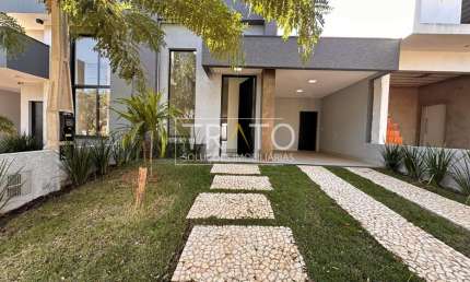 Casa em condomínio fechado com 3 quartos à venda na Avenida Luiz Greco, 600, Vila Monte Alegre, Paulínia, 133 m2 por R$ 990.000