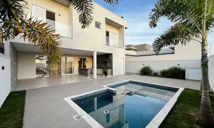 Sobrado com 3 Suítes e Piscina no Condomínio Dona Maria José em Indaiatuba/SP
