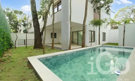 Casa em condomínio fechado com 4 quartos à venda na Rua das Barcas, Alto da Boa Vista, São Paulo por R$ 5.950.000