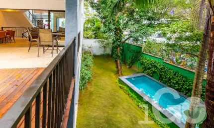Casa em condomínio fechado com 4 quartos à venda na rua das barcas, alto da boa vista, são paulo por r$ 5.950.000