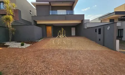 Casa em condomínio para venda em ribeirão preto, bonfim paulista, 3 dormitórios, 3 suítes, 4 banheiros, 4 vagas