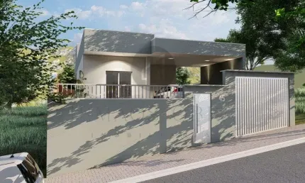 Casa com 2 quartos à venda na Rua Luiza Migot Nicolau, 45, Loteamento Residencial Tiradentes, Poços de Caldas, 88 m2 por R$ 300.000
