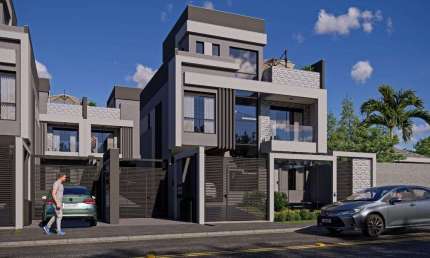 Sobrado com 3 quartos  à venda, 175.83 m2 por R$954000.00  - Boqueirao - Curitiba/PR