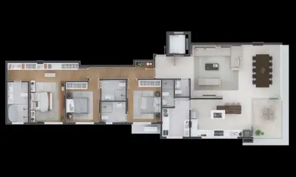 Apartamento com 3 quartos  à venda, 171.22 m2 por R$2579773.00  - Seminario - Curitiba/PR