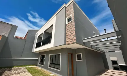 Sobrado com 3 quartos  à venda, 115.24 m2 por R$715640.40  - Boqueirao - Curitiba/PR