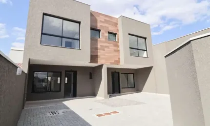 Sobrado com 3 quartos  à venda, 100.98 m2 por R$640000.00  - Capao Raso - Curitiba/PR