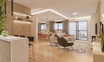 Apartamento com 2 quartos  à venda, 72.48 m2 por R$844679.50  - Bacacheri - Curitiba/PR