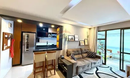 Apartamento 83m² a venda 3 quartos 1 suíte repleto de armários no pontal oceânico'