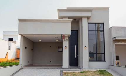 Casa em Condomínio com 3 Suítes na Vila Monte Alegre em Paulínia-SP: 140m², 2 Vagas de Garagem