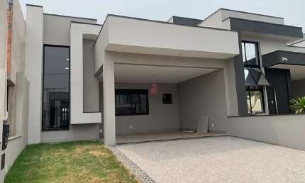 Imperdível oportunidade! Casa em condomínio com 3 suítes na Vila Monte Alegre, Paulínia-SP - 137,77m² - 2 vagas.