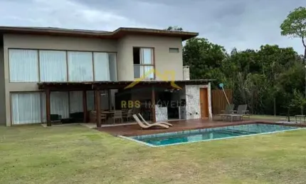 Ilha dos Pássaros - Praia do Forte Casa Alto Padrão 4 suítes Dependência completa beixou