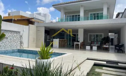 Lauro de Freitas Aluguel Casa Duplex Energia Solar 4 suítes