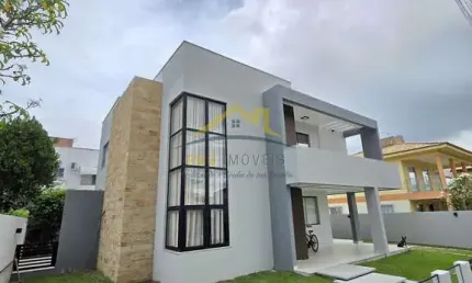 Foz do joanes - buraquinho foz do joanes casa em condomínio 4/4 300m²