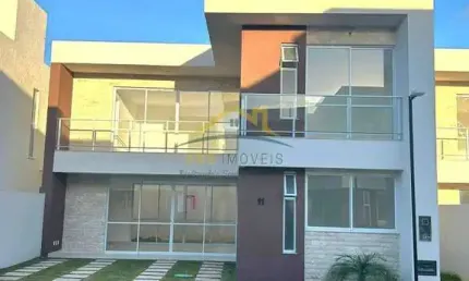 Casa nova duplex em condomínio à venda 4 suítes em buraquinho