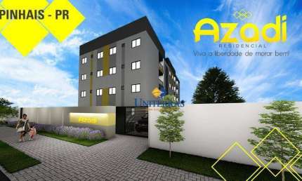 Apartamento com 2 dormitórios à venda, 47 m² por R$ 277.990,00 - Weissópolis - Pinhais/PR