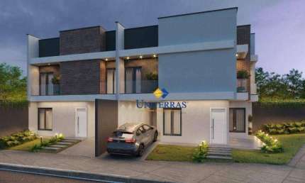 Sobrado com 3 dormitórios à venda, 88 m² por R$ 580.000,00 - Cidade Industrial - Curitiba/PR