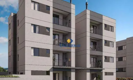Apartamento com 2 dormitórios à venda, 44 m² por R$ 260.000,00 - Cachoeira - Almirante Tamandaré/PR