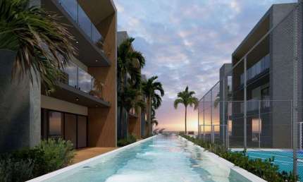 apartamento exclusivo em condominio fechado com vista mar, uma ótima escolha para seu conforto!