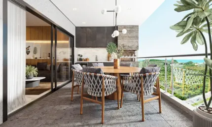 Apartamentos de Alto Padrão de 2 e 3 quartos com vista mar no Essence Capim Macio