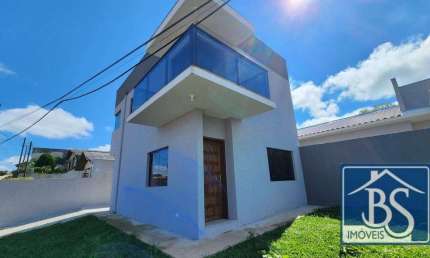 Sobrado com 3 dormitórios à venda, 91 m² por R$ 480.000,00 - Jardim das Graças - Colombo/PR