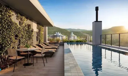 Apartamento com 2 quartos à venda na Rodovia Virgílio Várzea, 397, Saco Grande, Florianópolis por R$ 1.028.116