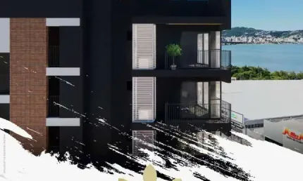 Apartamento com 1 quarto à venda no coqueiros, florianópolis  por r$ 460.000