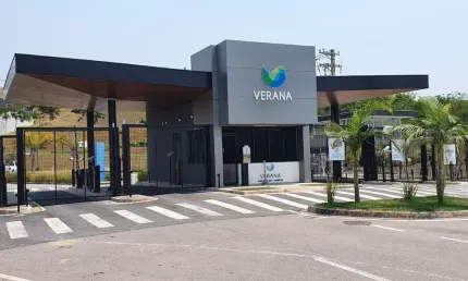 Excelente terreno no condomínio verana - ótimo condomínio, com piscina, academia e outras variedades