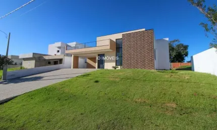 Casa em condomínio fechado com 3 quartos à venda na Estrada Dr. Celso Charuri, km 2,5, Centro, Araçoiaba da Serra, 220 m2 por R$ 1.100.000