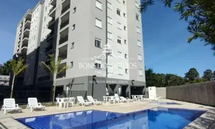 Apartamento à venda ou locação em Cotia-SP, Jardim Rebelato: 2 quartos, 1 suíte, 1 sala, 2 banheiros, 1 vaga, 58m².