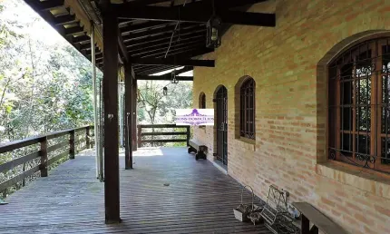 RESERVA DO PEROBA - 5.300 M² - RÚSTICA! + HÓSPEDES, GOURMET, MUITO JARDIM!