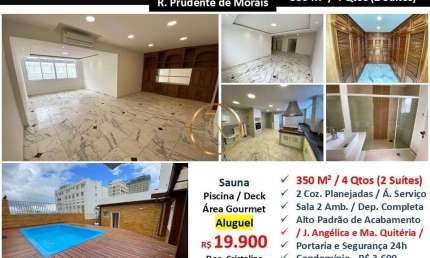 Apartamento para alugar no bairro Ipanema - Rio de Janeiro/RJ