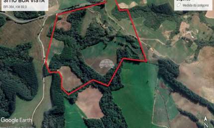 Terreno à venda na ESTRADA RURAL, S/N, Zona Rural, Irati, 260000 m2 por R$ 2.500.000