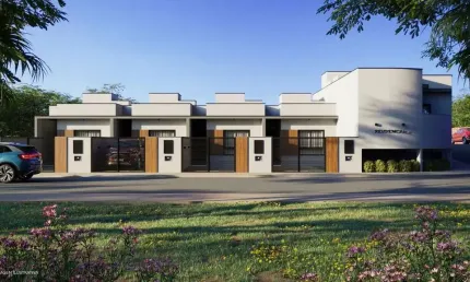 Casa Geminada para Venda em Jaraguá do Sul, Três Rios do Norte, 2 dormitórios, 1 banheiro, 1 vaga