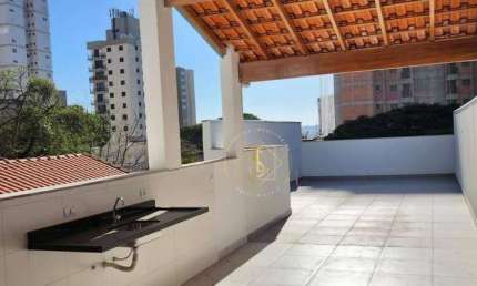 Cobertura com 3 dormitórios à venda, 163 m² por R$ 990.000,09 - Campestre - Santo André/SP