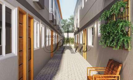 Sobrado com 2 dormitórios à venda, 56 m² por R$ 350.000,09 - Vila Príncipe de Gales - Santo André/SP