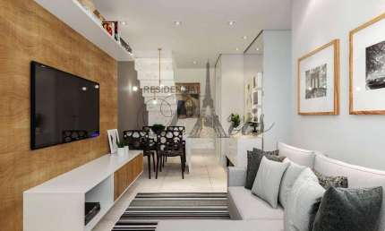Sobrado com 2 dormitórios à venda, 56 m² por R$ 350.000,09 - Vila Príncipe de Gales - Santo André/SP