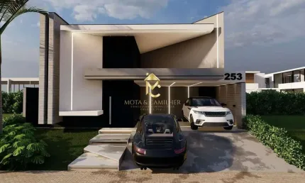 Linda casa térrea recém construída em condomínio fechado