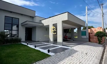 Casa térrea em condomínio com 3 dormitórios e 1 suíte