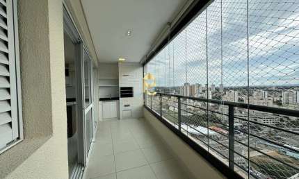 Apartamento com sacada gourmet disponível para locação em Taubaté.
