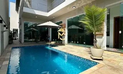 Sobrado 3 dormitórios e piscina no condomínio Tecoara