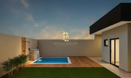 Linda casa vendida na planta no Residencial Tecoara
