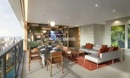 Global apto com 142,0m²au 3 suítes, 2 gar - lazer completo