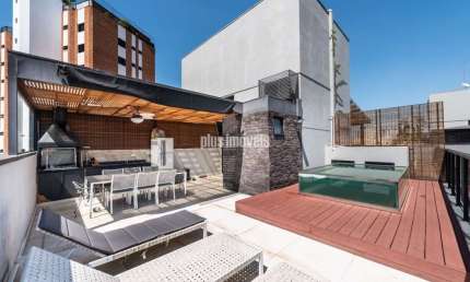 Cobertura duplex próximo ao Portal de Morumbi, 140m²  suíte, 3 gar lazer com piscina e churrasqueira