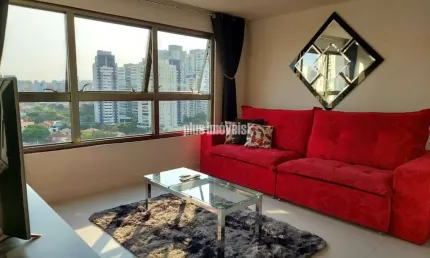 EXCELENTE APARTAMENTO MOBILIADO NO BROOKLIN PAULISTA