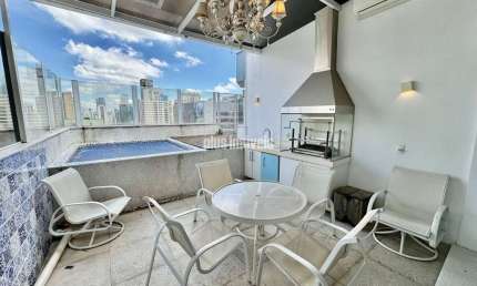 VILA NOVA CONCEIÇÃO COBERTURA DUPLEX 250,0M²AU 3 SUÍTES, 4 VAGAS, LAZER COM PISCINA E CHURRASQUEIRA