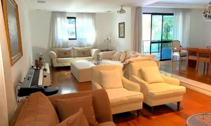 Amplo apartamento  bairro de  higienopolis,  decorado com ar condicionado 3 vagas